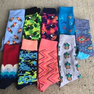 Happy graphic socks mens